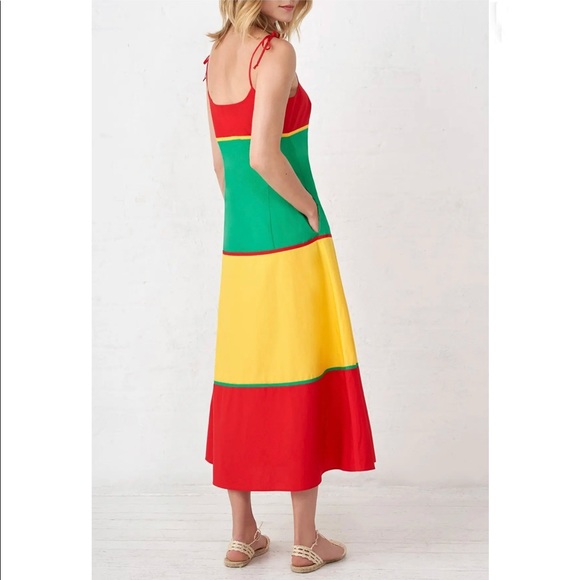 NWT! La Ligne ColorBlock Maxi Dress - Picture 5 of 12